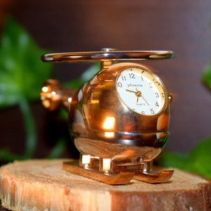 Quartz Mini Helicopter Clock●No Battery●7.5/10